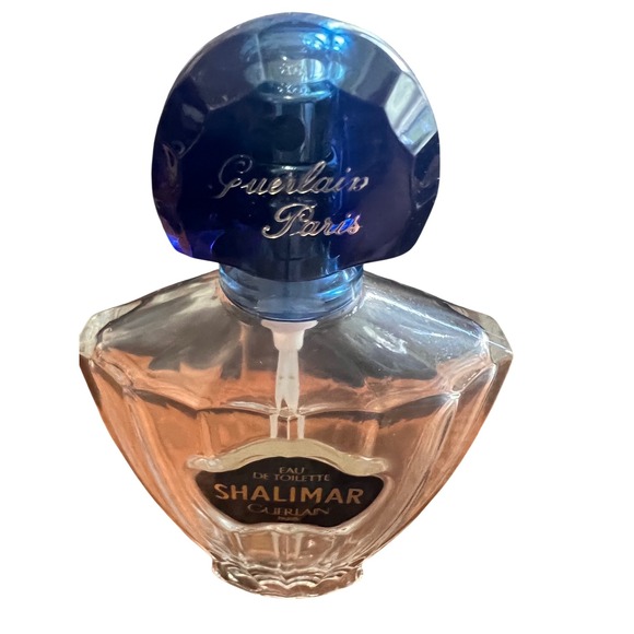 Guerlain Paris Shalimar Empty Perfume Vintage Bottle Eau De Toilette - Picture 2 of 7